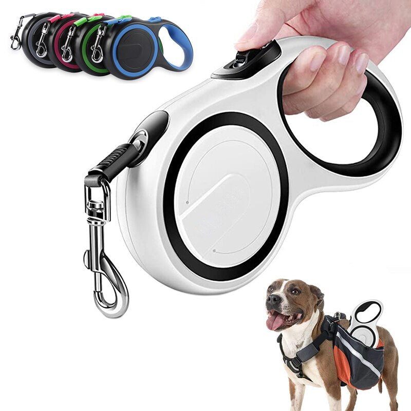 3/5/8M Durable Nylon Retractable Dog Leash Leads Automatic Extending Leash For Small Medium Large Dogs Puppy Walking Leash Rope