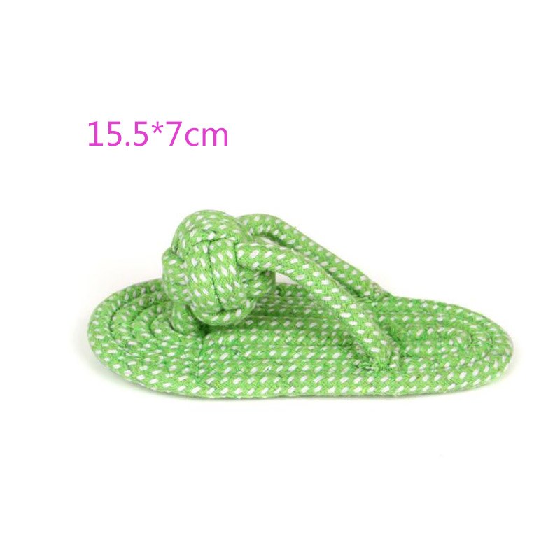 Cotton Rope Toy Bite Resistant Dog Chew Toys For Small Dogs Teeth Cleaning Puppy Knot Ball Dog Toy Pet Accessories Chihuahua Pug