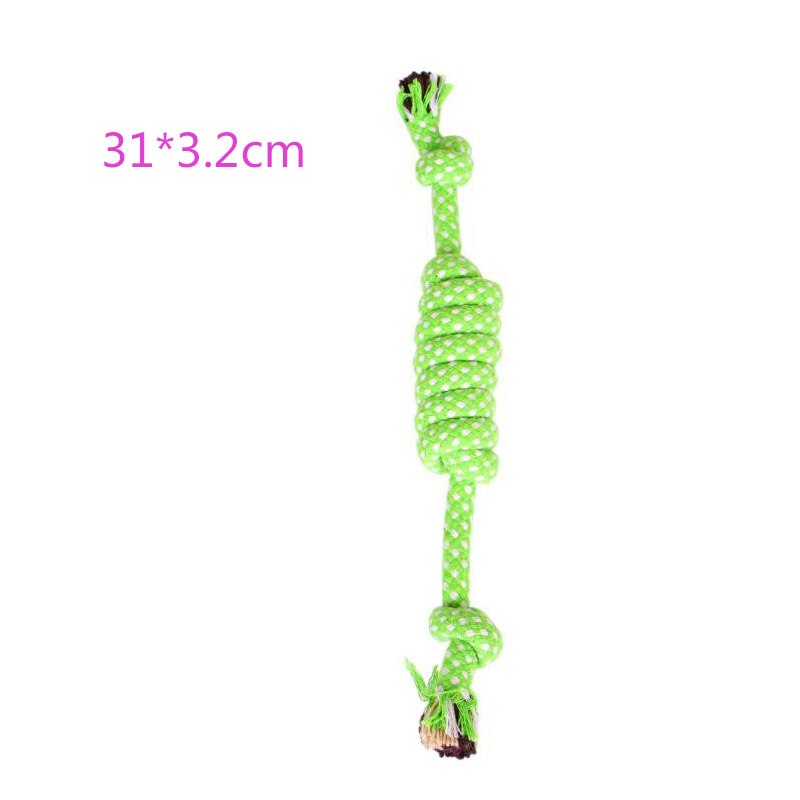 Cotton Rope Toy Bite Resistant Dog Chew Toys For Small Dogs Teeth Cleaning Puppy Knot Ball Dog Toy Pet Accessories Chihuahua Pug