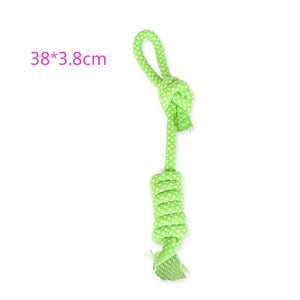 Cotton Rope Toy Bite Resistant Dog Chew Toys For Small Dogs Teeth Cleaning Puppy Knot Ball Dog Toy Pet Accessories Chihuahua Pug