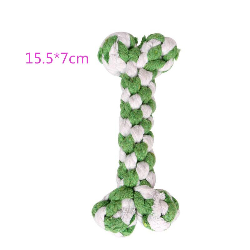 Cotton Rope Toy Bite Resistant Dog Chew Toys For Small Dogs Teeth Cleaning Puppy Knot Ball Dog Toy Pet Accessories Chihuahua Pug