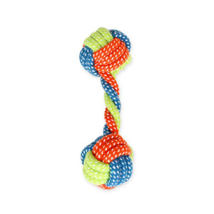 Cotton Rope Toy Bite Resistant Dog Chew Toys For Small Dogs Teeth Cleaning Puppy Knot Ball Dog Toy Pet Accessories Chihuahua Pug