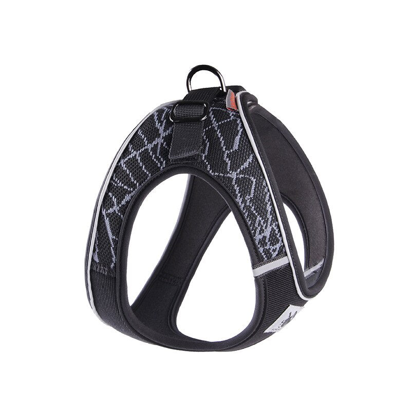 Dog Harness For Small Medium Dogs No Pull Adjustable Reflective Pet Vest Collar Dog Jogging Mesh Clothes Puppy Cat Harness Strap