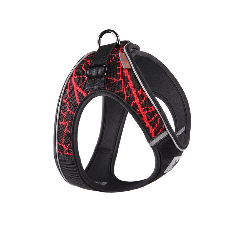 Dog Harness For Small Medium Dogs No Pull Adjustable Reflective Pet Vest Collar Dog Jogging Mesh Clothes Puppy Cat Harness Strap