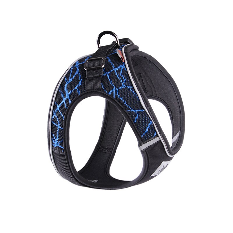 Dog Harness For Small Medium Dogs No Pull Adjustable Reflective Pet Vest Collar Dog Jogging Mesh Clothes Puppy Cat Harness Strap