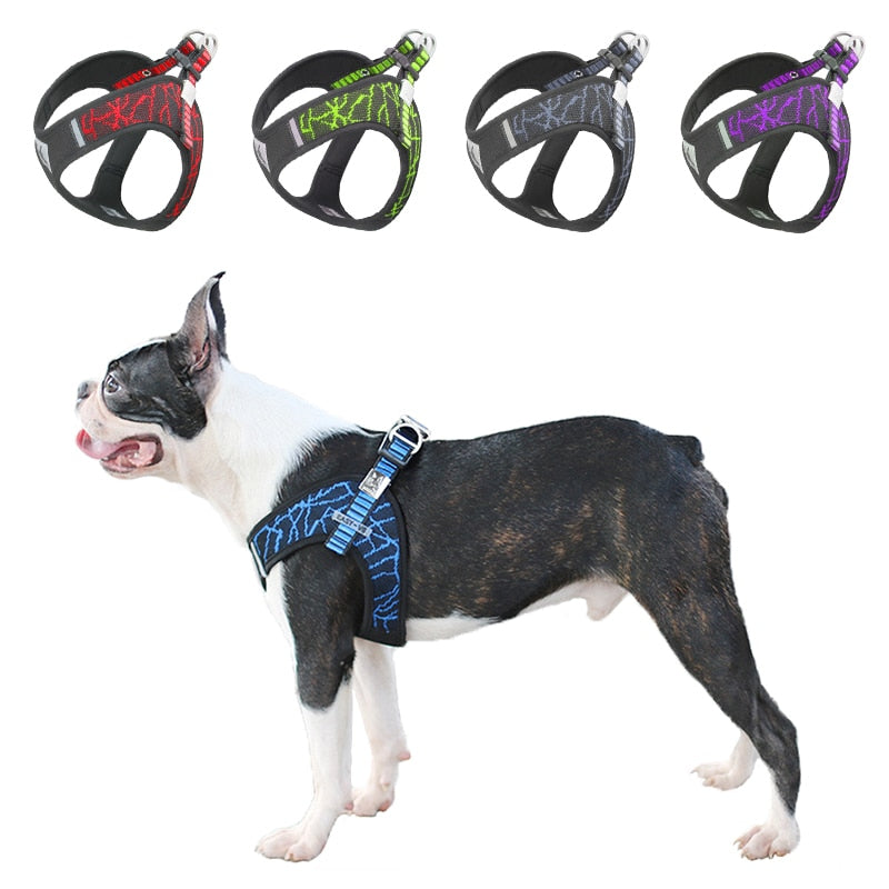 Dog Pet Harness Collar For Large Medium Small Dog Accessories Pet Dog Leads Chest Straps Comfortable Harnesses Vest Pet Supplies