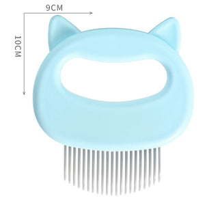 Elastic Soft Needle Comb Pet Hair Removal Massaging Shell Comb Cat Massage Brush Kitten Grooming Shedding Tools Bathing Supplies