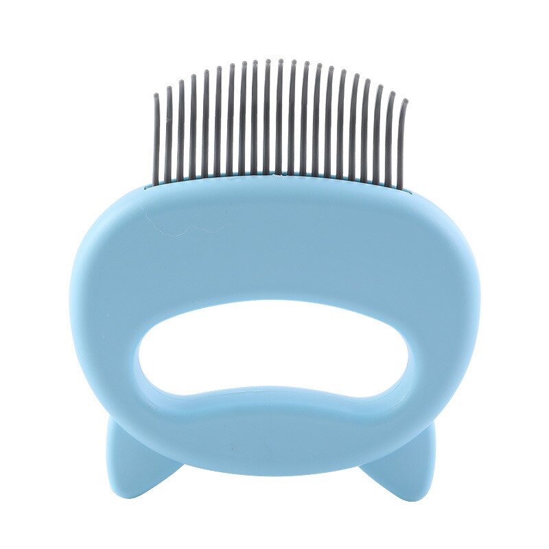 Elastic Soft Needle Comb Pet Hair Removal Massaging Shell Comb Cat Massage Brush Kitten Grooming Shedding Tools Bathing Supplies