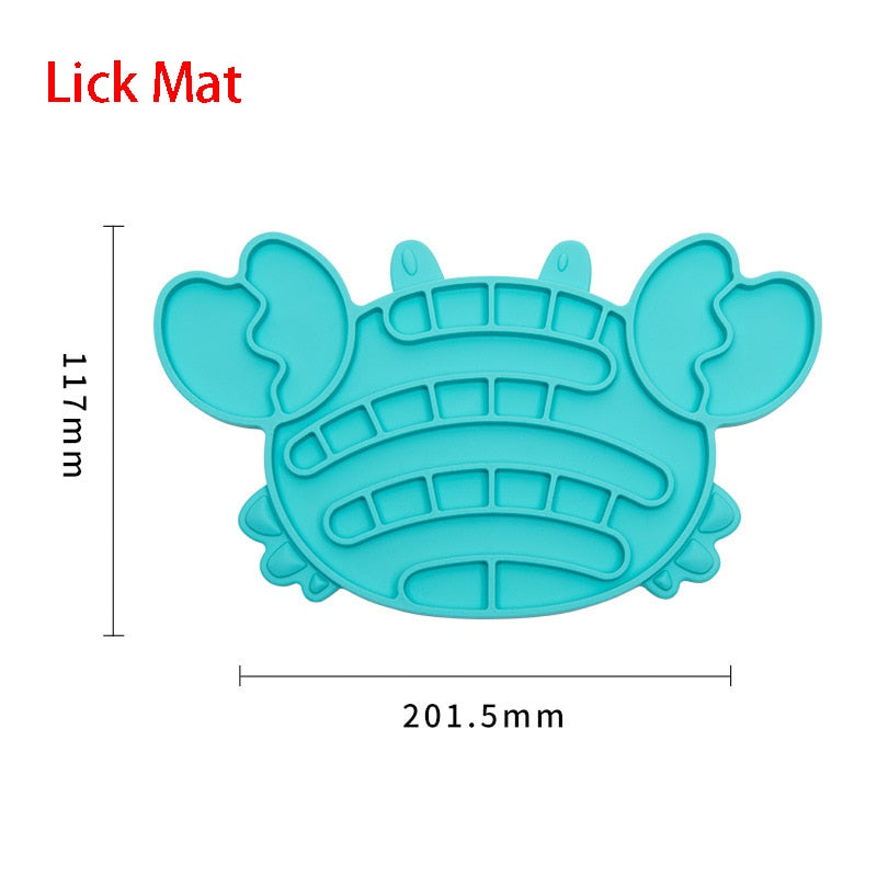 Fish Shape Silicone Bowl Dog Lick Mat Slow Feeding Food Bowl For Small Medium Dogs Puppy Cat Treat Feeder Dispenser Pet Supplies