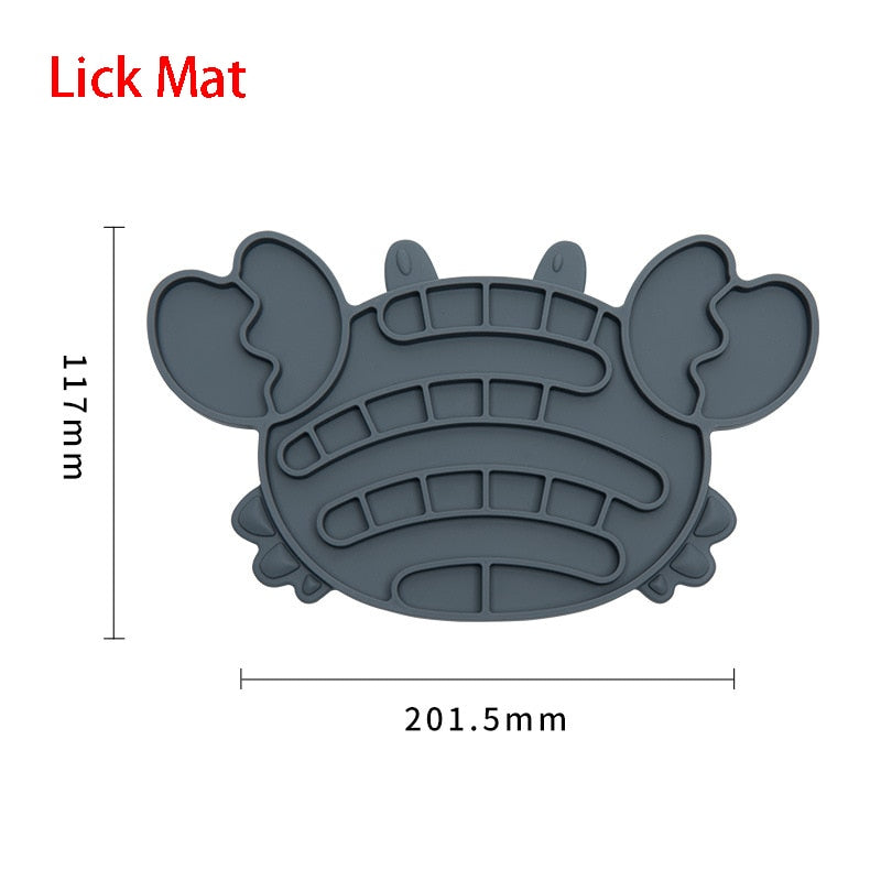 Fish Shape Silicone Bowl Dog Lick Mat Slow Feeding Food Bowl For Small Medium Dogs Puppy Cat Treat Feeder Dispenser Pet Supplies