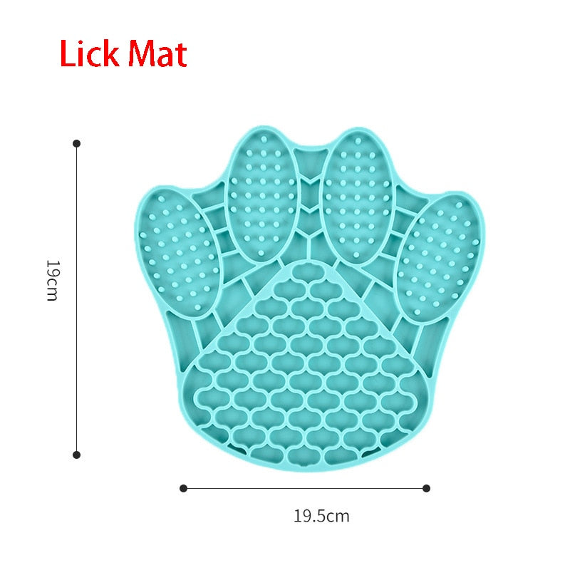 Fish Shape Silicone Bowl Dog Lick Mat Slow Feeding Food Bowl For Small Medium Dogs Puppy Cat Treat Feeder Dispenser Pet Supplies