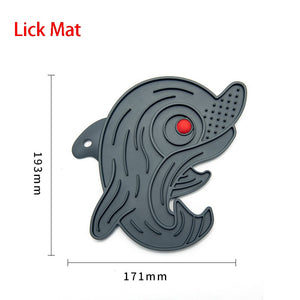 Fish Shape Silicone Bowl Dog Lick Mat Slow Feeding Food Bowl For Small Medium Dogs Puppy Cat Treat Feeder Dispenser Pet Supplies