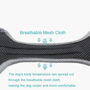 Medium Large Dog Harness Vest Breathable Dog Training Harness Adjustable Reflective Nylon Pet Chest Strap For Labrador Doberman