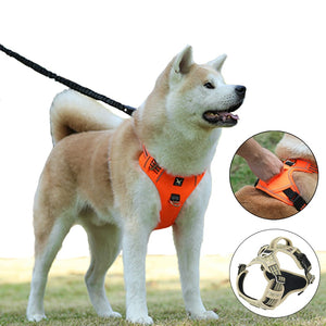 No Pull Adjustable Pet Dog Harness Vest With Handle For Medium Large Dogs 1000D Oxford Cloth Reflective Dog Harness For Training