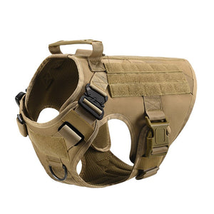 No Pull Harness For Large Dogs Military Tactical Dog Harness Vest German Shepherd Doberman Labrador Service Dog Training Product