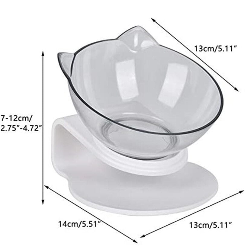 Non-slip Cat Bowls Double Pet Bowls With Raised Stand Pet Food and Water Bowls For Cats Dogs Feeders Pet Products Puppy Cat Bowl