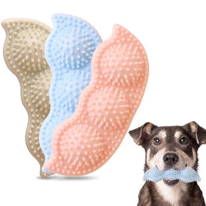 Pea Shaped Dog Chew Toy For Small Dogs Bite Resistant Dog Toothbrush Pet Molar Stick Dental Care Pets Training Interactive Toys