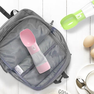 Portable Pet Water Bottle For Small Medium Dogs Puppy Kitten Driking Product Dog Food Storage Bottle Outdoor Travel Cat Feeder