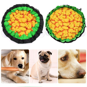 Shrinkable Dog Puzzle Toys Increase IQ Smell Training Sniffing Food Mat Slow Dispensing Feeder Mat Pet Cat Puppy Games Feeding