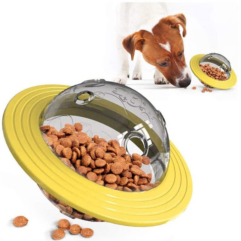 UFO Dog Toy Interactive Flying Discs IQ Treat Ball Pet Toys Food Ball Food Dispenser For Small Large Dogs Puppy Cat Supplies