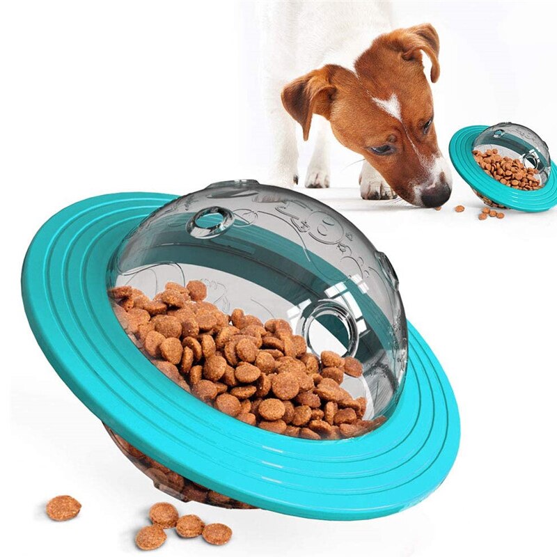 UFO Dog Toy Interactive Flying Discs IQ Treat Ball Pet Toys Food Ball Food Dispenser For Small Large Dogs Puppy Cat Supplies